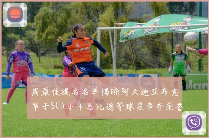 周最佳提名名单揭晓阿夫迪亚布克华子SGA小卡恩比德等球星争夺荣誉